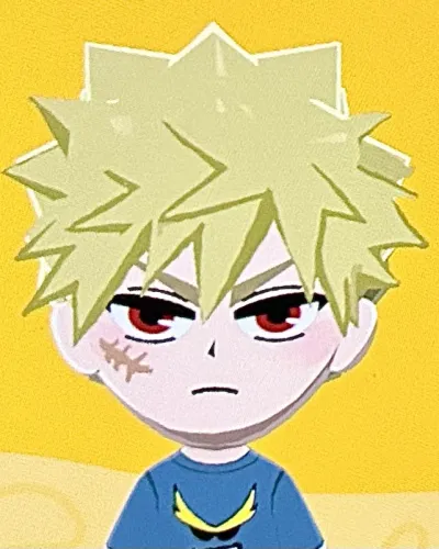 Mii-Porträt von Katsuki Bakugo / Great Explosion Murder God Dynamight