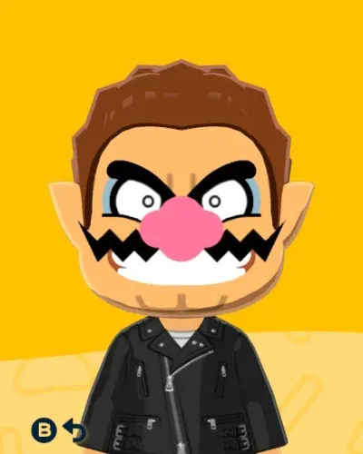 Mii-Porträt von Wario
