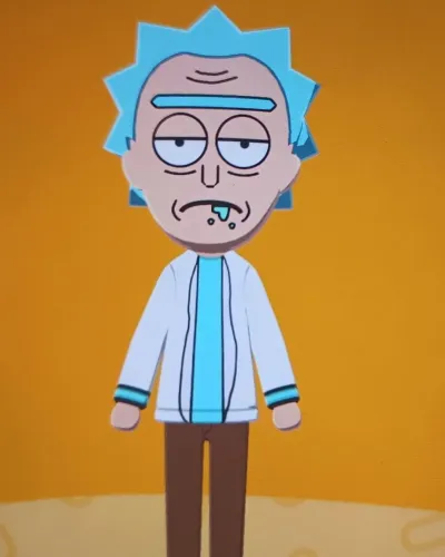 Mii-Porträt von Rick Sanchez