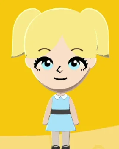 Mii-Porträt von Bubbles