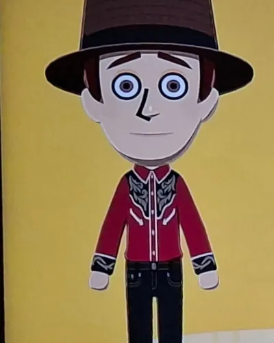 Mii-Porträt von Sheriff Woody