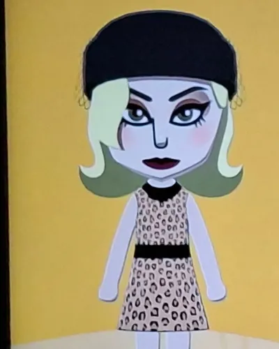 Mii-Porträt von Lady Gaga