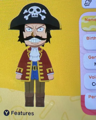 Mii-Porträt von Gold D.Roger