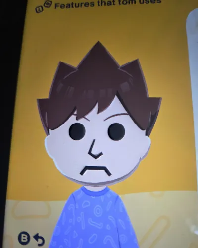 Mii-Porträt von Tom