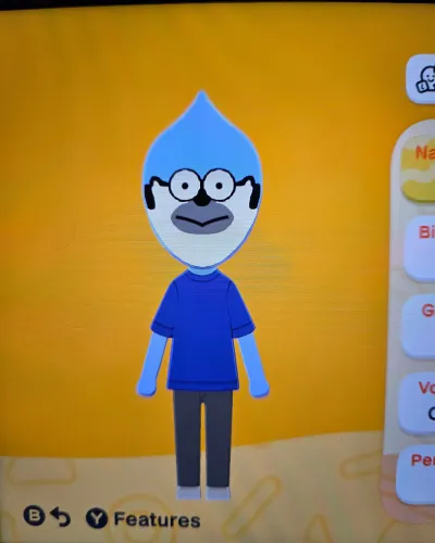 Mii-Porträt von Mordecai