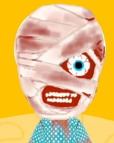 Mii-Porträt von Curly