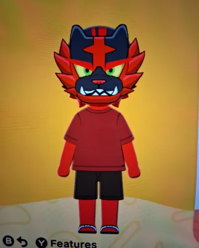 Mii portrait of Incineroar