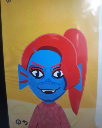 Mii-Porträt von Undyne