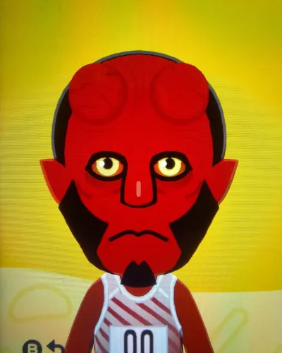 Mii-Porträt von Hellboy