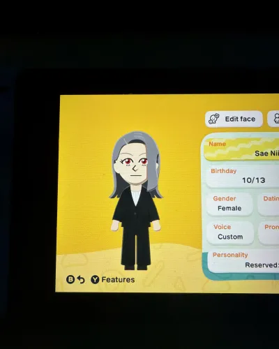 Mii-Porträt von Sae Niijima