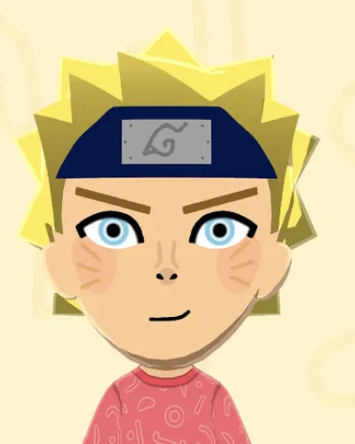 Mii portrait of naruto