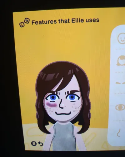 Mii-Porträt von Ellie