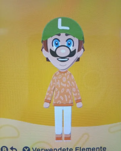 Mii portrait of Luigi