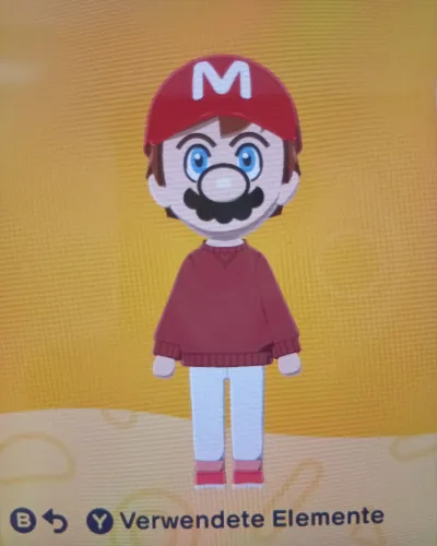 Mii portrait of Mario