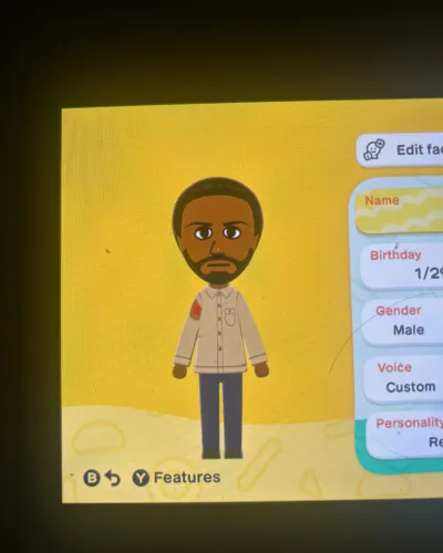 Mii-Porträt von Clark