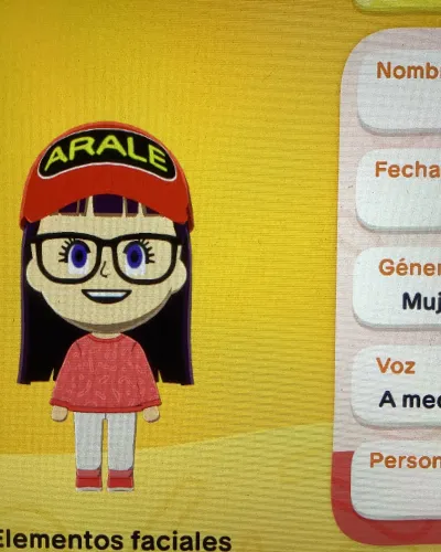 Mii-Porträt von Arale Norimaki