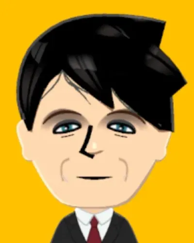 Mii portrait of Gary Numan