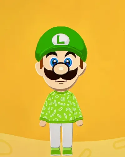 Mii portrait of Luigi