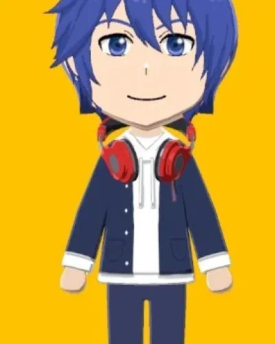Mii-Porträt von Kaito Shion (Vocaloid)
