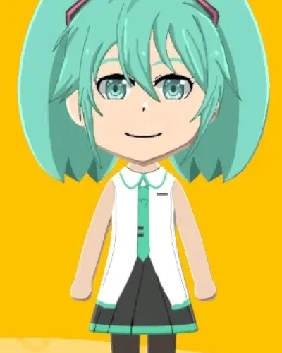 Mii-Porträt von Hatsune Miku
