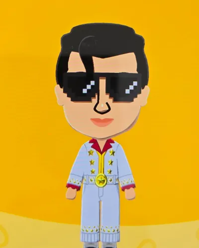 Mii-Porträt von Elvis Presley