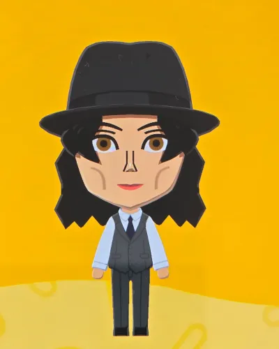 Mii-Porträt von Michael Jackson