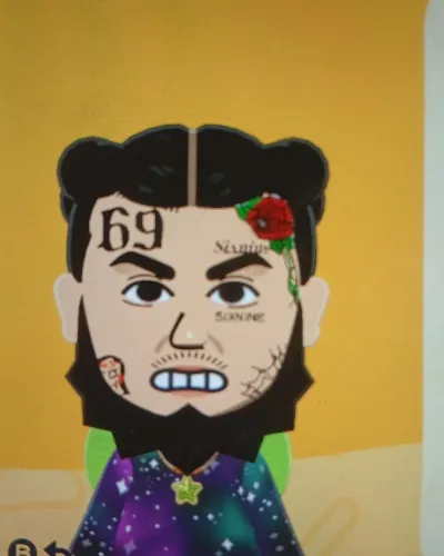 Mii portrait of Tekashi 6ix9ine