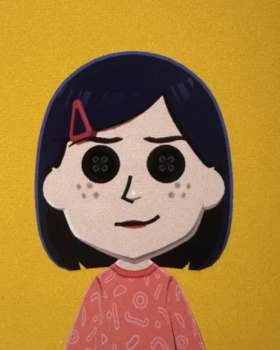 Mii-Porträt von Coraline