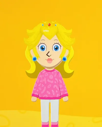 Mii-Porträt von Peach