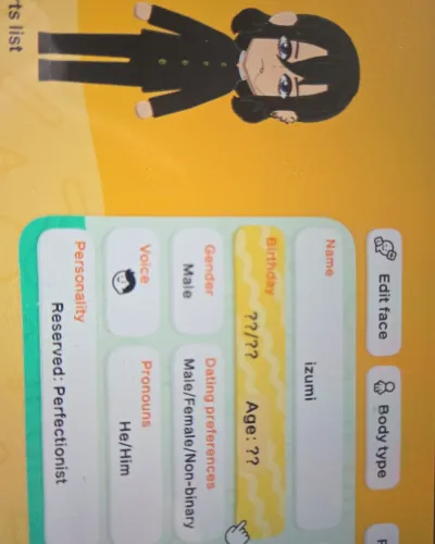 Mii-Porträt von Izumi Miyamura