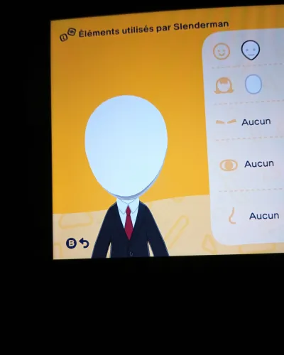 Mii-Porträt von Slenderman