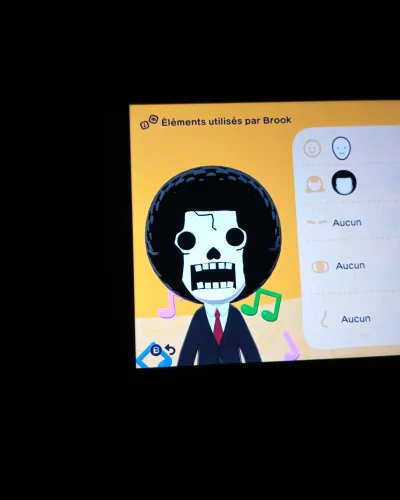 Mii portrait of Brook