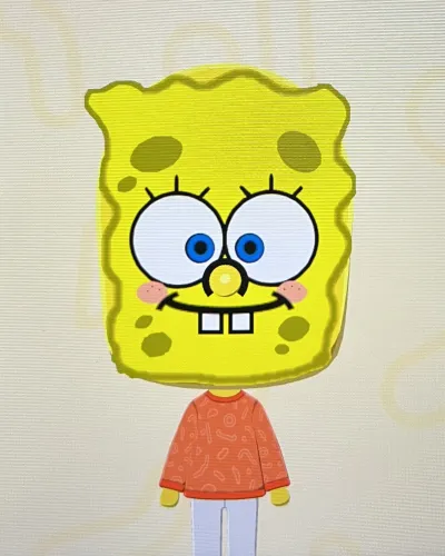 Mii-Porträt von SpongeBob