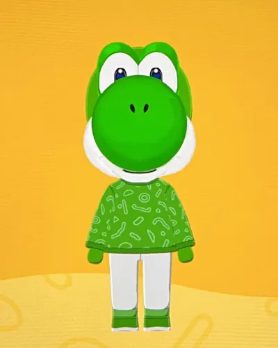 Mii portrait of Yoshi