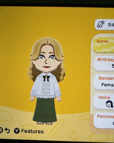Mii-Porträt von Brittany Broski
