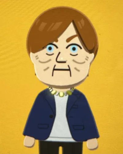 Mii-Porträt von Angela Merkel