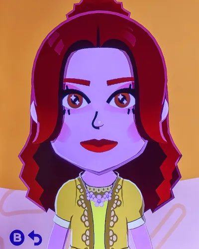 Mii-Porträt von Belle