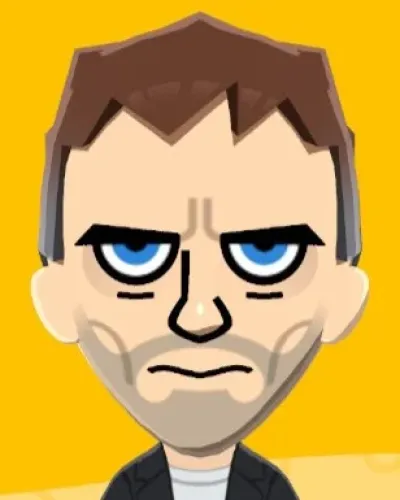 Mii portrait of Dr. Gregory House