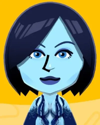 Mii-Porträt von Cortana