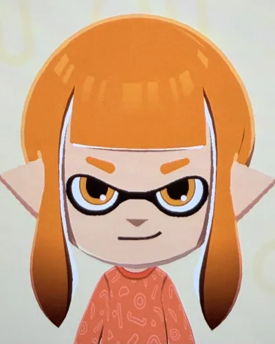 Mii-Porträt von Inkling Girl