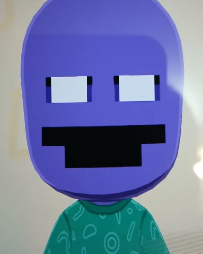 Mii-Porträt von Purple Guy