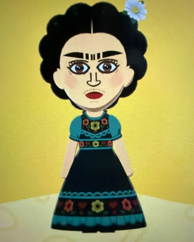 Mii-Porträt von Frida Kahlo
