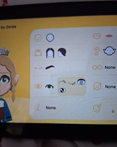 Mii-Porträt von Zelda from botw