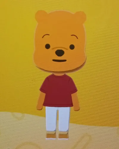 Mii portrait of Winnie Pooh