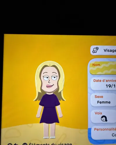 Mii-Porträt von Francine
