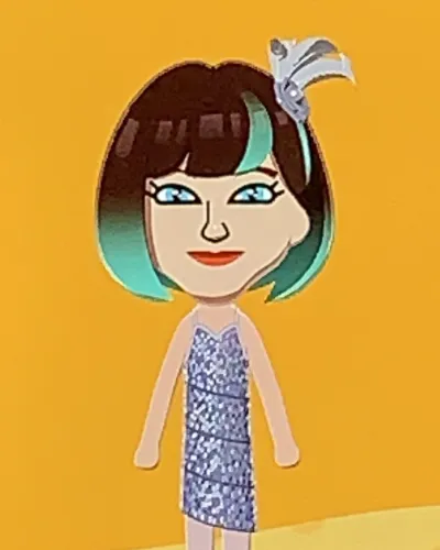 Mii-Porträt von Moira Rose
