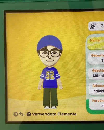 Mii-Porträt von Shane Hollander