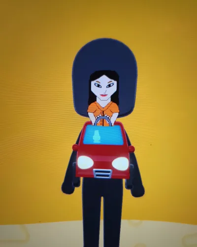 Mii-Porträt von Asian Lasy family guy