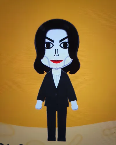 Mii-Porträt von Michael Jackson