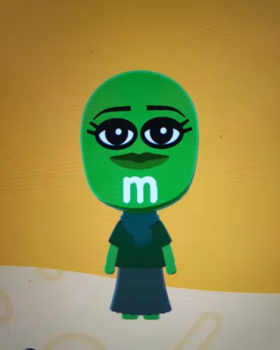 Mii-Porträt von Green M&M
